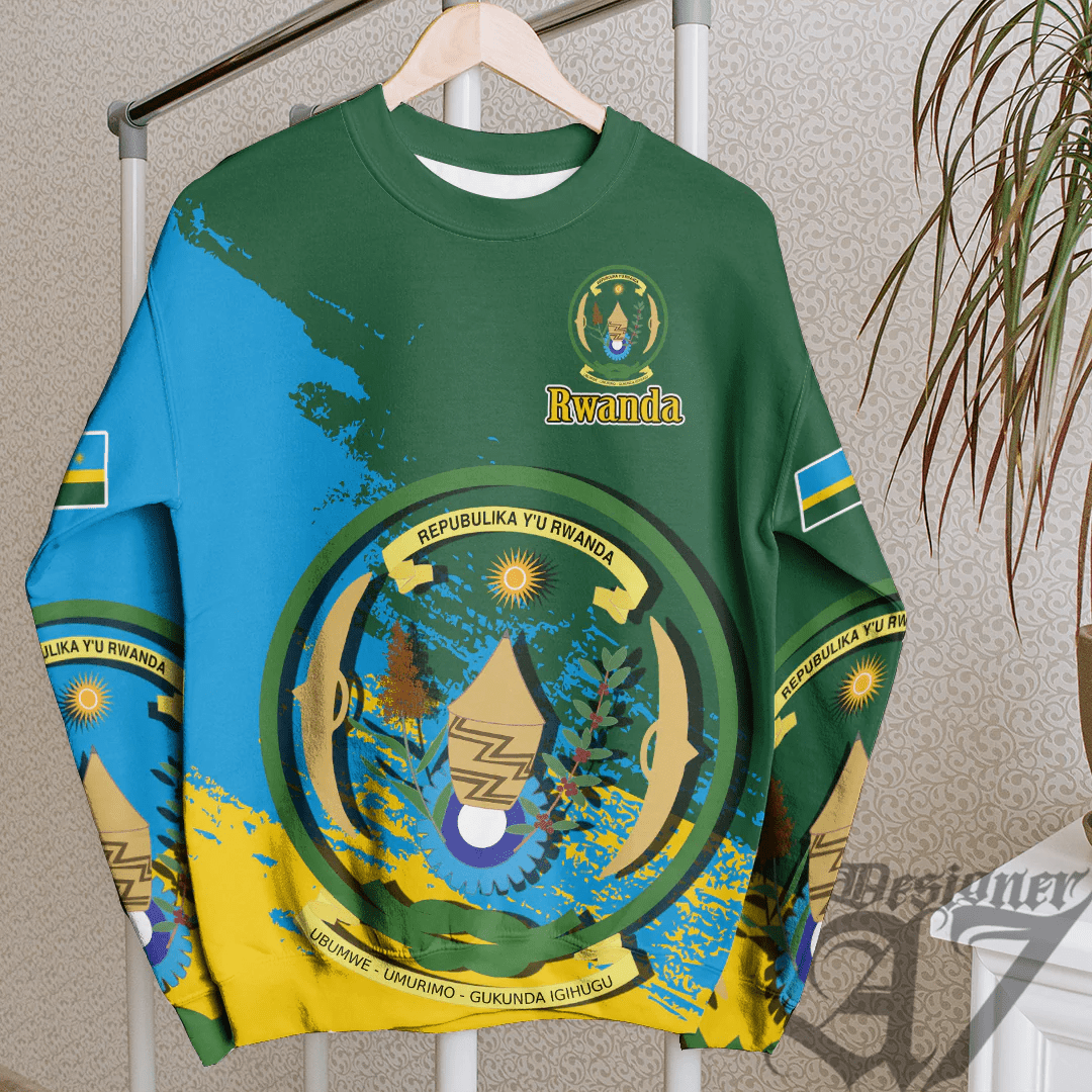 Clothing Rwanda Green Version Special SweatShirt