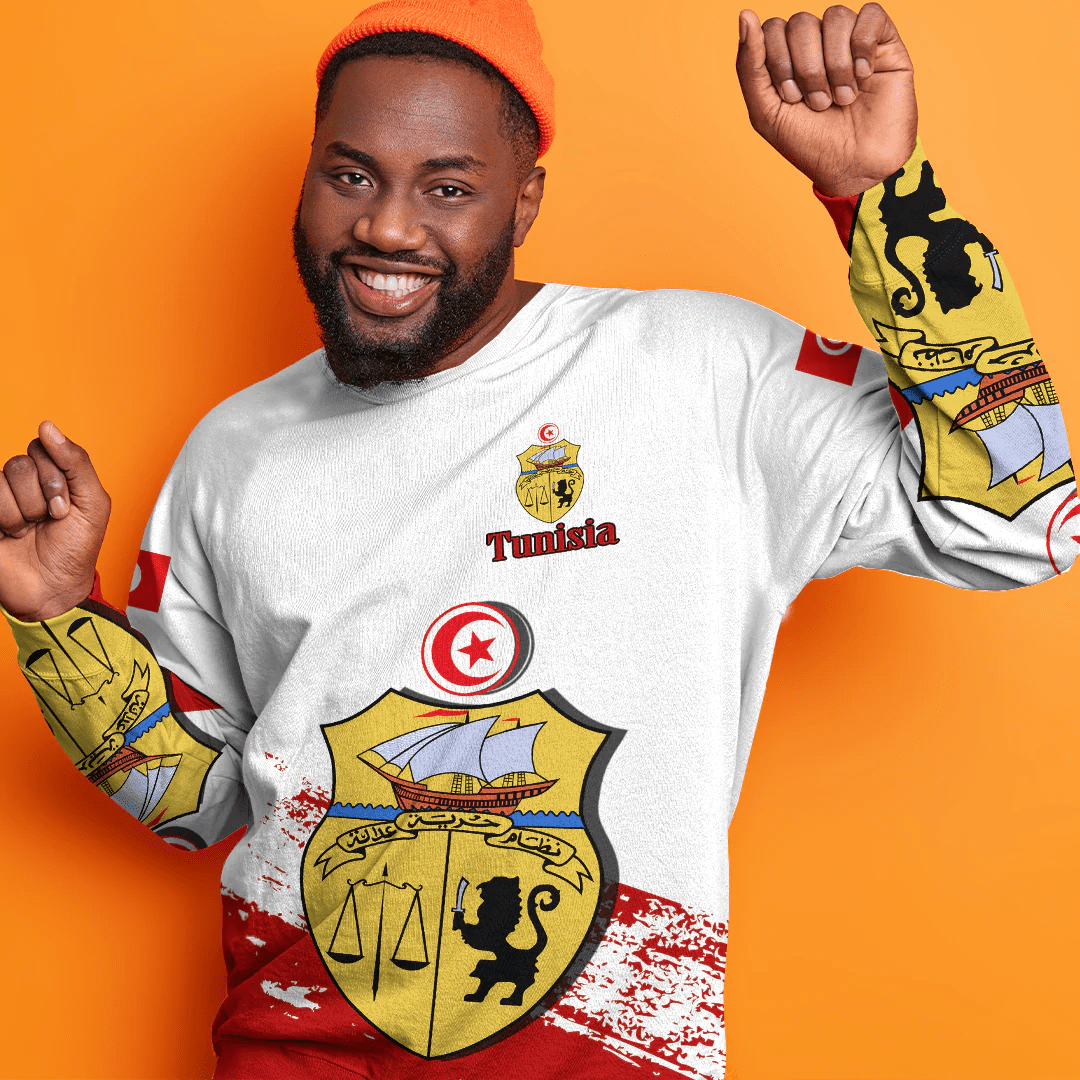 Clothing Tunisia White Version Special SweatShirt