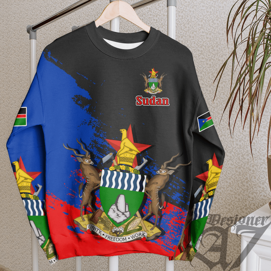 Clothing Sudan Black Version Special SweatShirt