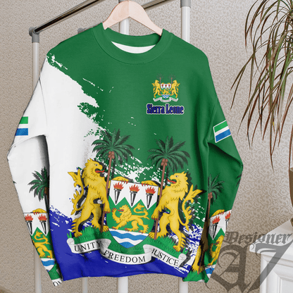 Clothing Sierra Leone Green Version Special SweatShirt