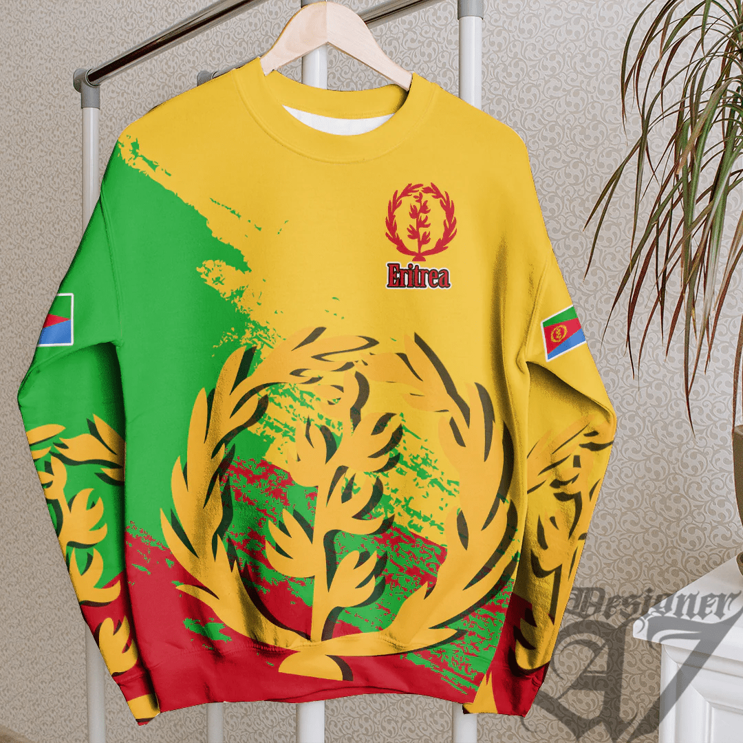 Clothing Eritrea Yellow Version Special SweatShirt
