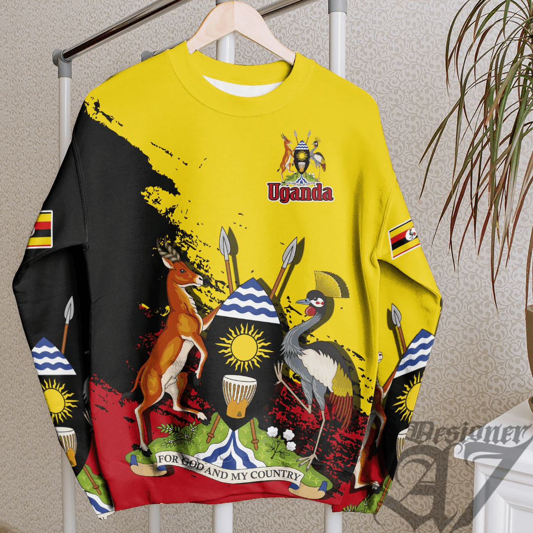 Clothing Uganda Yellow Version Special SweatShirt