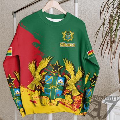 Clothing Ghana Green Version Special SweatShirt