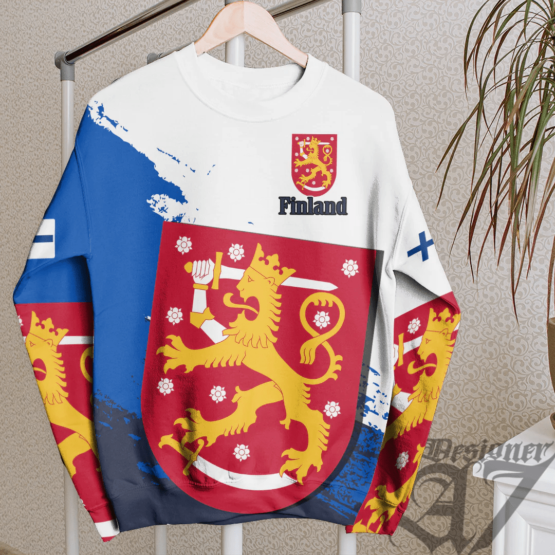 Clothing Finland White Version Special SweatShirt