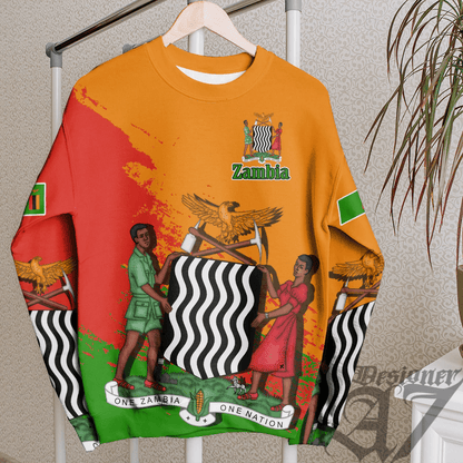 Clothing Zambia Orange Version Special SweatShirt