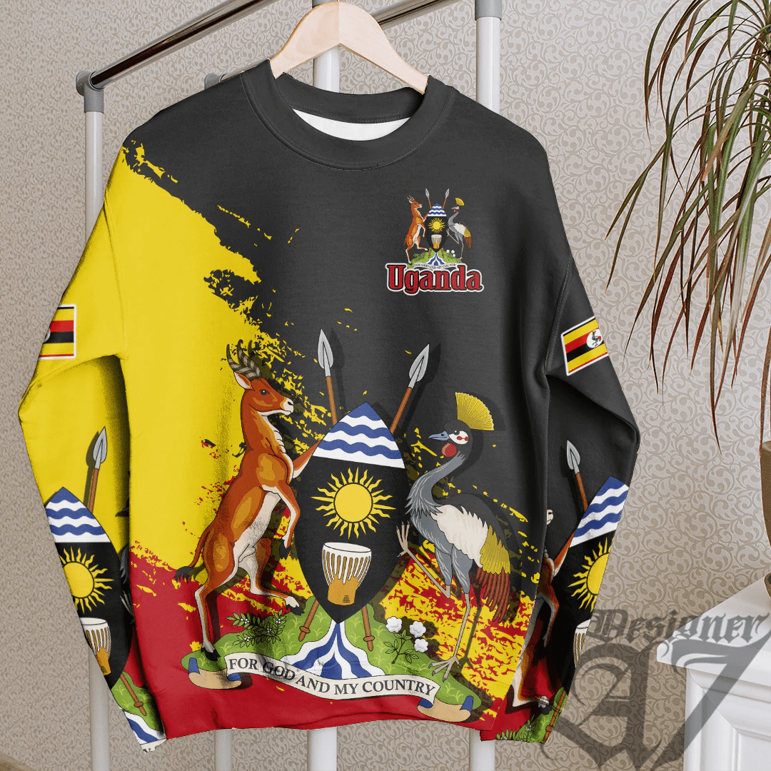 Clothing Uganda Black Version Special SweatShirt