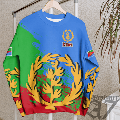 Clothing Eritrea Blue Version Special SweatShirt