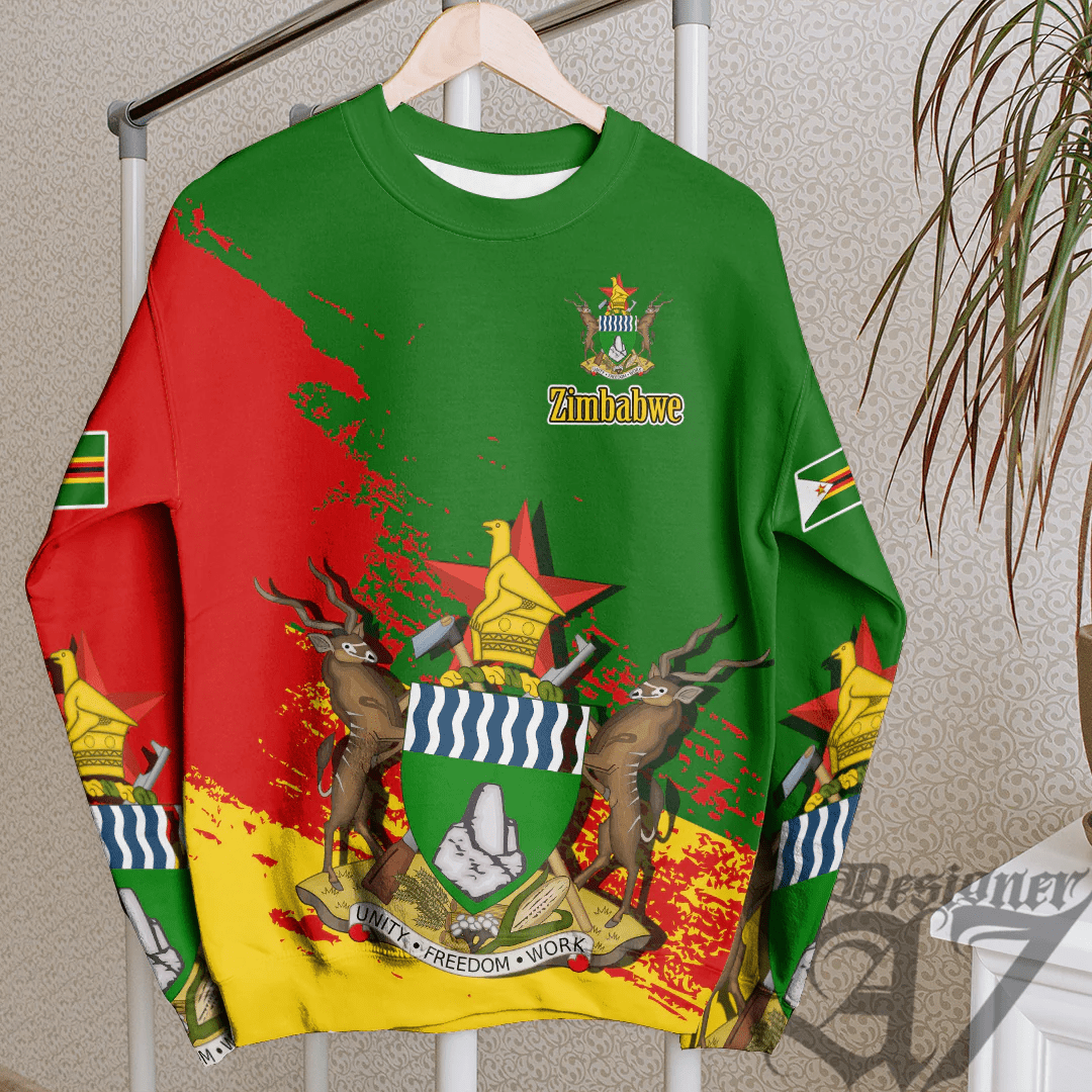 Clothing Zimbabwe Green Version Special SweatShirt