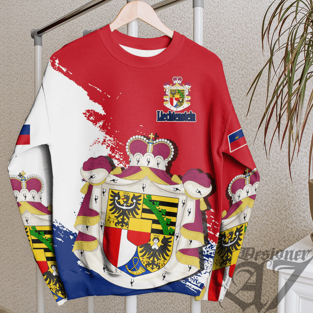 Clothing Liechtenstein Red Version Special SweatShirt
