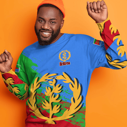 Clothing Eritrea Blue Version Special SweatShirt
