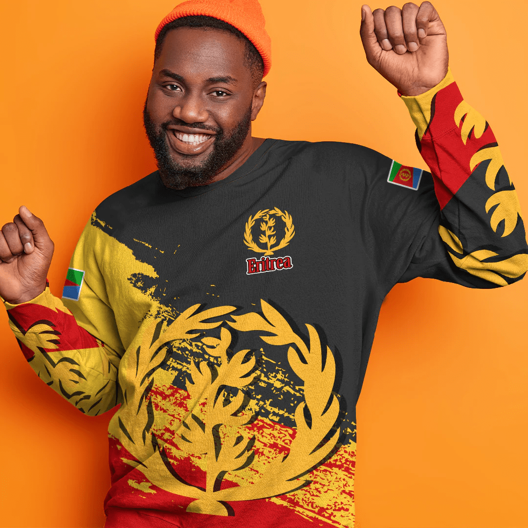 Clothing Eritrea Black Version Special SweatShirt