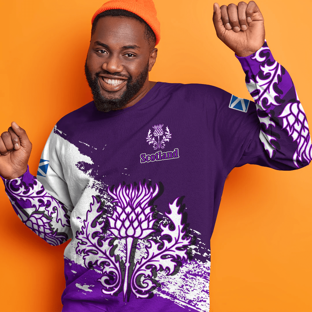 Clothing Scotland Purple Version Special SweatShirt