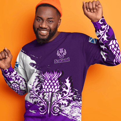 Clothing Scotland Purple Version Special SweatShirt