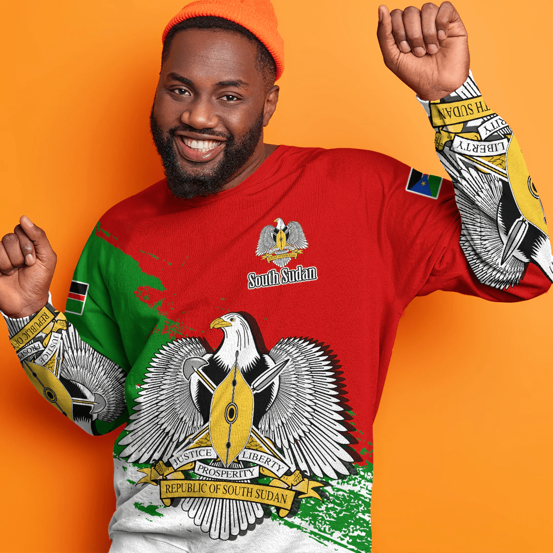 Clothing South Sudan Red Version Special SweatShirt