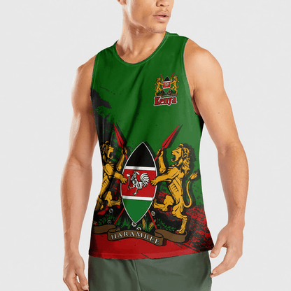 Clothing Kenya Green Version Special Tank Top and Racerback Tank