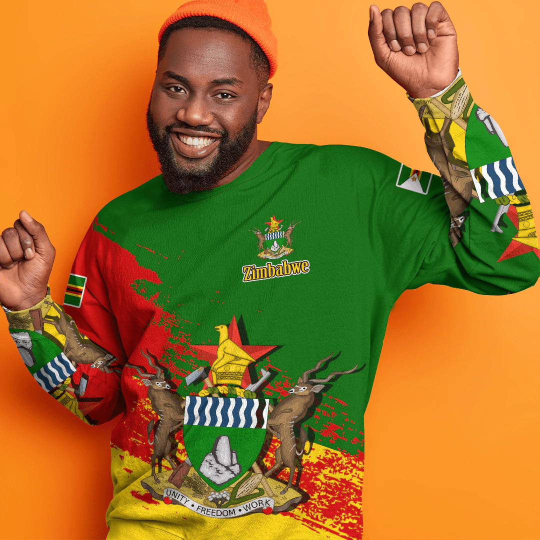 Clothing Zimbabwe Green Version Special SweatShirt