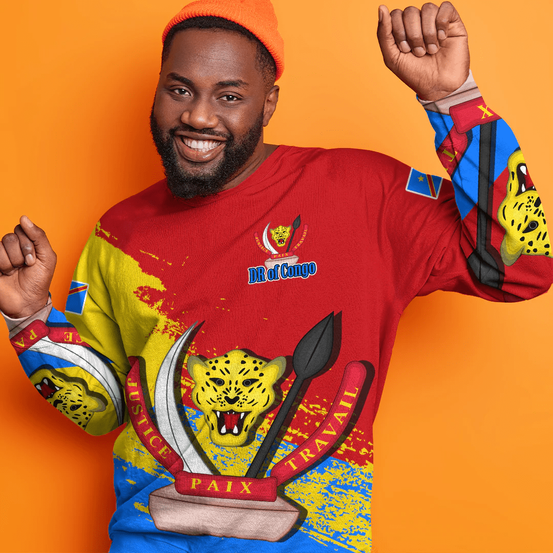 Clothing Democratic Republic Of The Congo Red Version Special SweatShirt