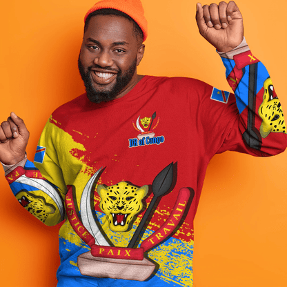 Clothing Democratic Republic Of The Congo Red Version Special SweatShirt