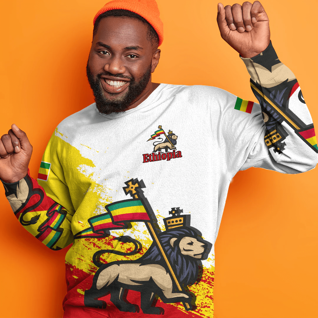 Clothing Ethiopia White Version Special SweatShirt