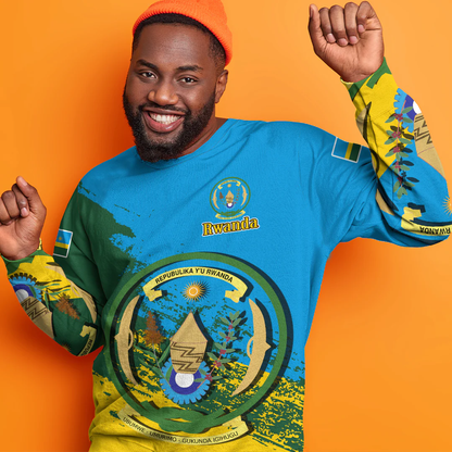 Clothing Rwanda Blue Version Special SweatShirt