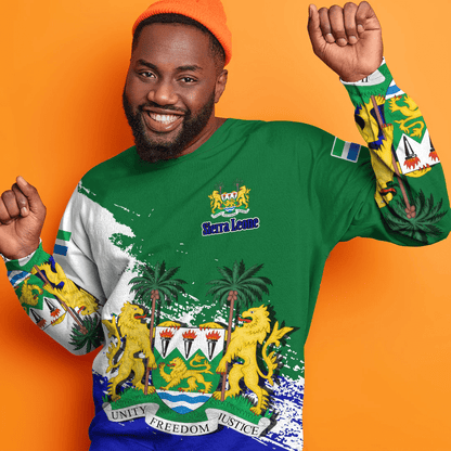Clothing Sierra Leone Green Version Special SweatShirt