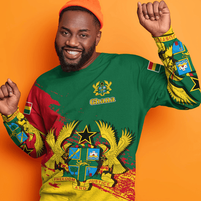 Clothing Ghana Green Version Special SweatShirt