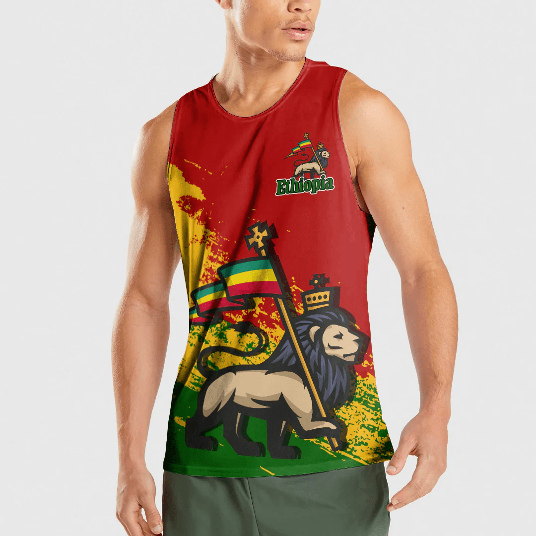 Clothing Ethiopia Red Version Special Tank Top and Racerback Tank