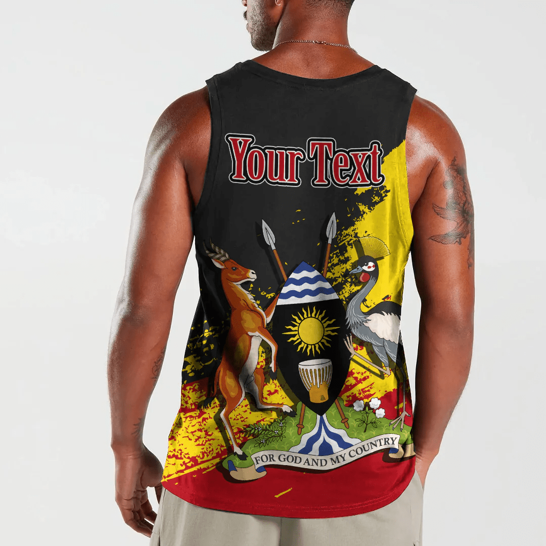 Clothing Uganda Black Version Special Tank Top and Racerback Tank