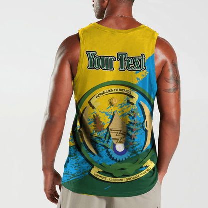 Clothing Rwanda Yellow Version Special Tank Top and Racerback Tank