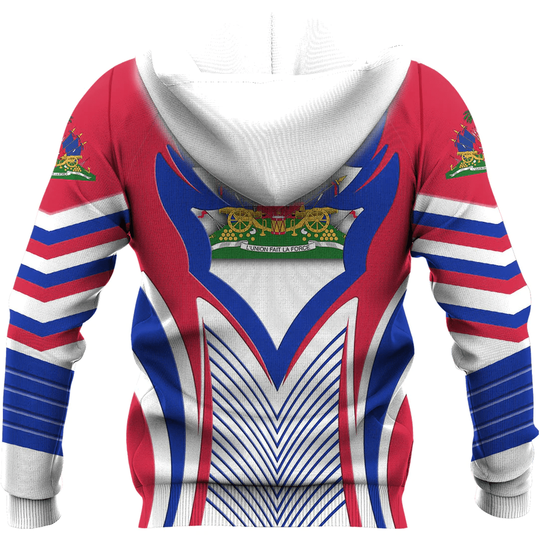 Hoodie Haiti Action Sport Flag