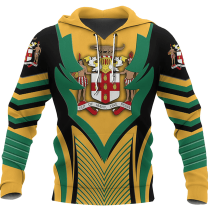Hoodie Jamaica Action Sport Flag