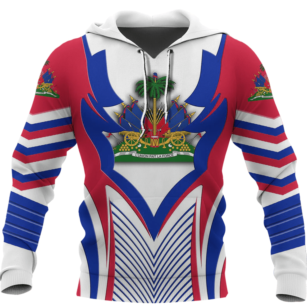 Hoodie Haiti Action Sport Flag