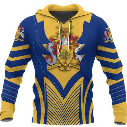 Hoodie Barbados Action Sport Flag