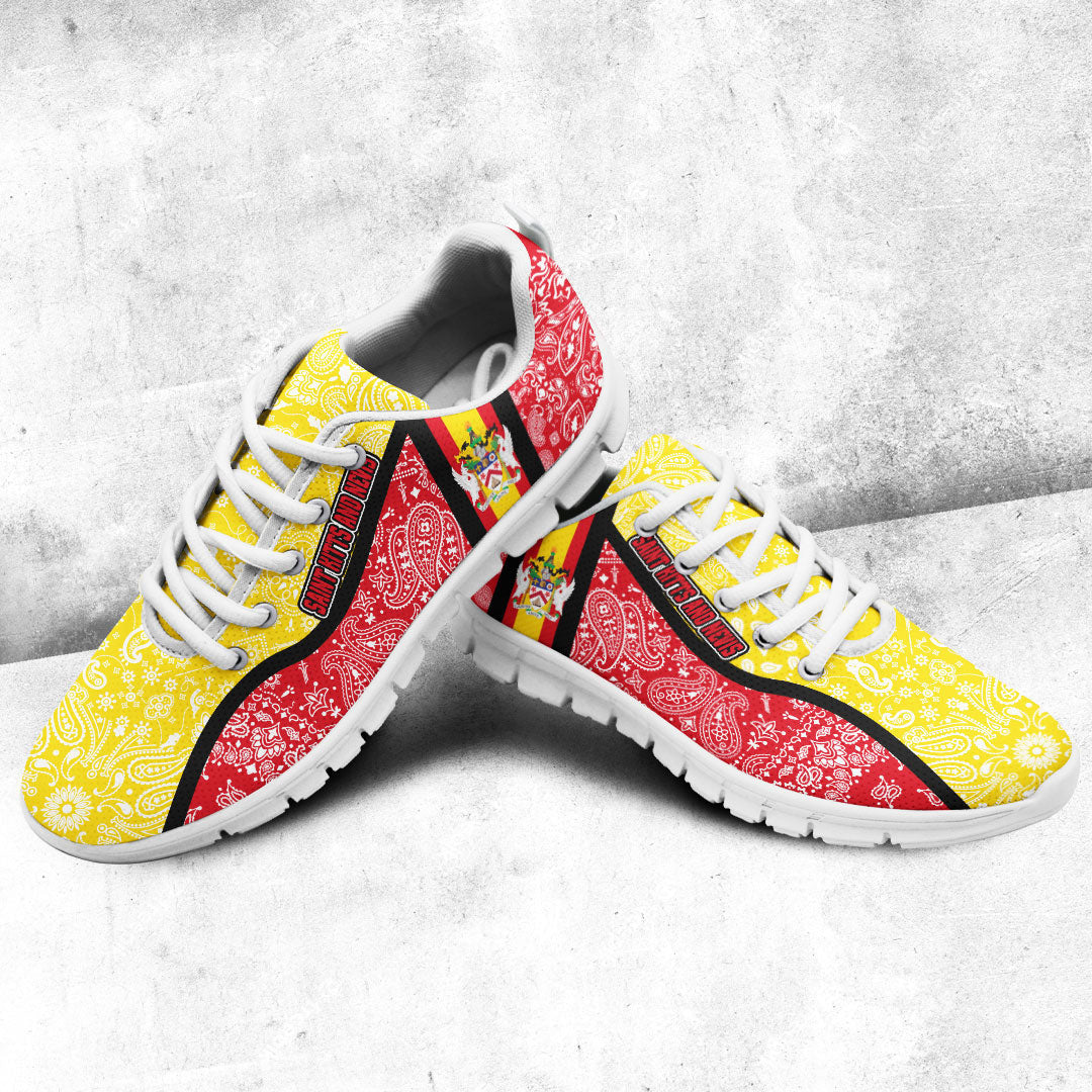 Shoes Saint Kitts Nevis Sneakers Paisley Bandana Special Style