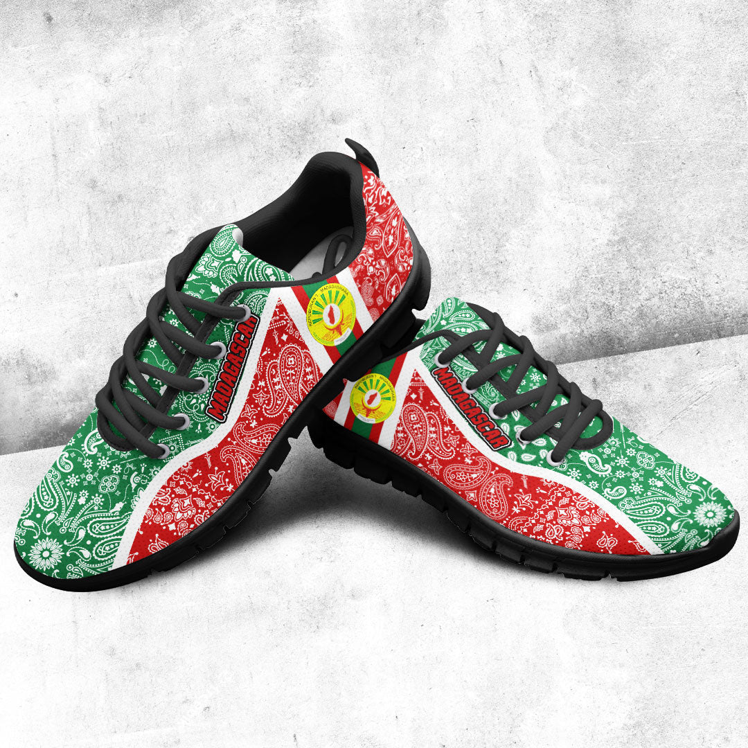 Shoes Madagascar Sneakers Paisley Bandana Special Style