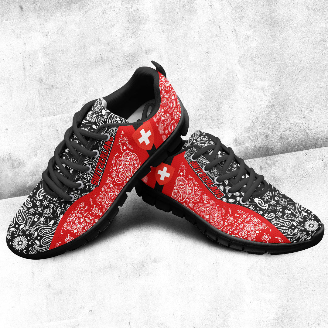 Shoes Switzerland Sneakers Paisley Bandana Special Style