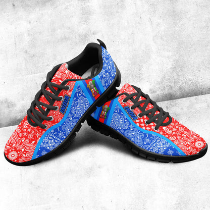 Shoes India Blue Version Sneakers Paisley Bandana Special Style