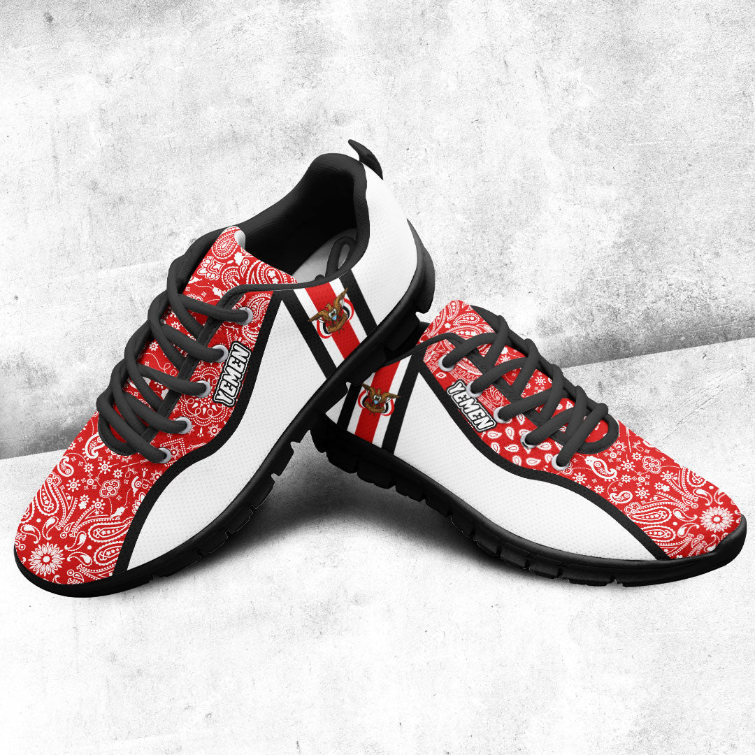 Shoes Yemen White Version Sneakers Paisley Bandana Special Style