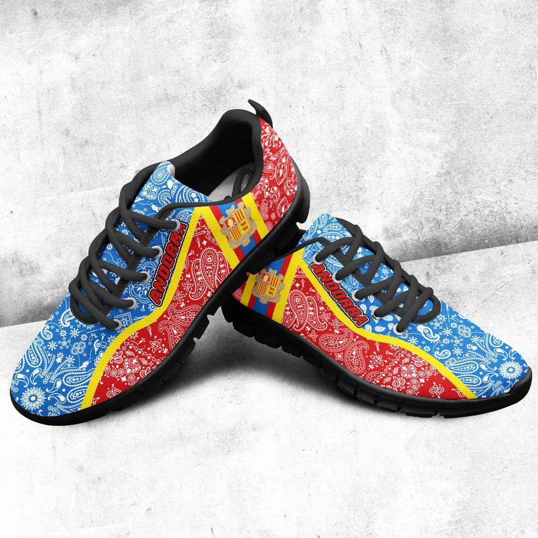 Shoes Andorra Sneakers Paisley Bandana Special Style