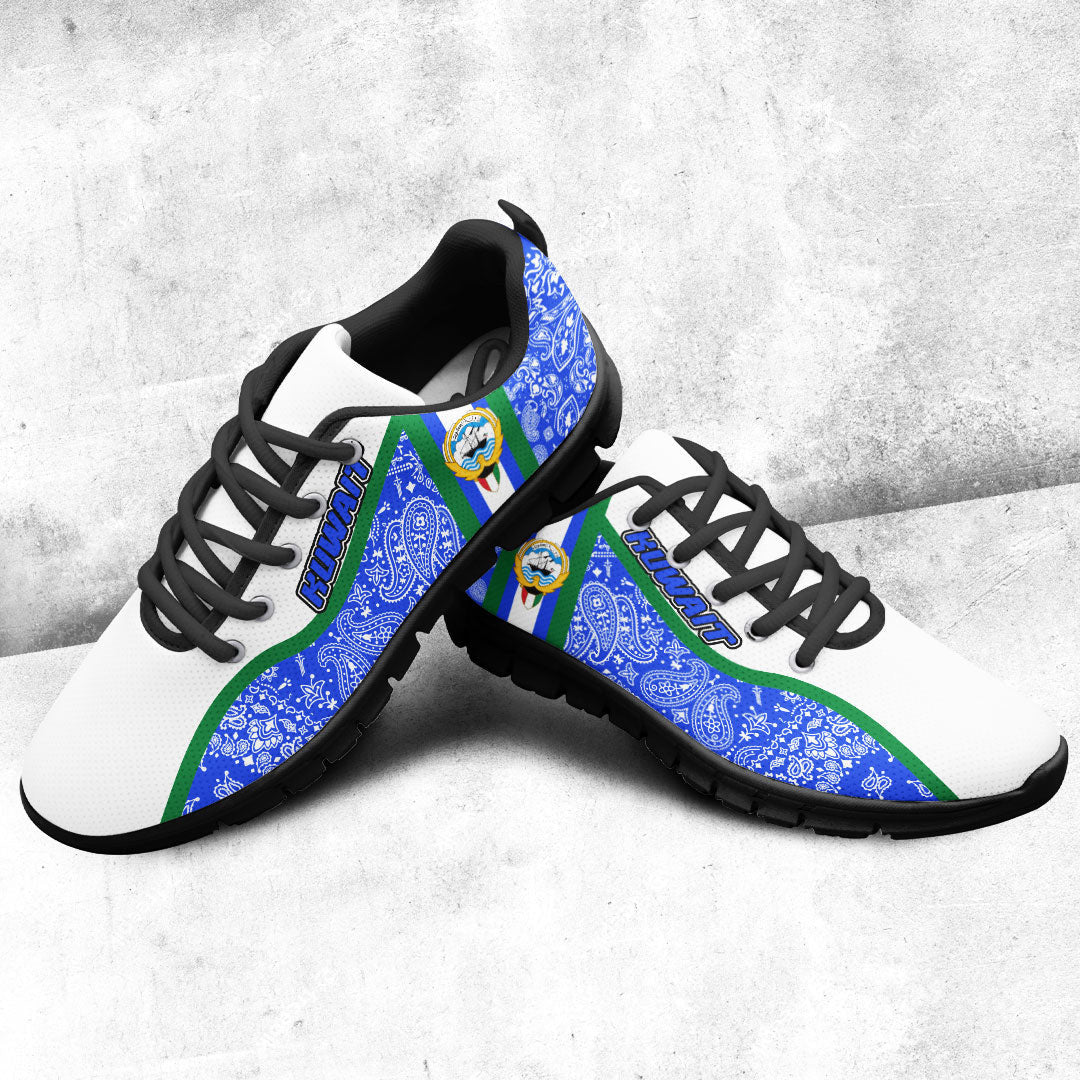 Shoes Kuwait Blue Version Sneakers Paisley Bandana Special Style
