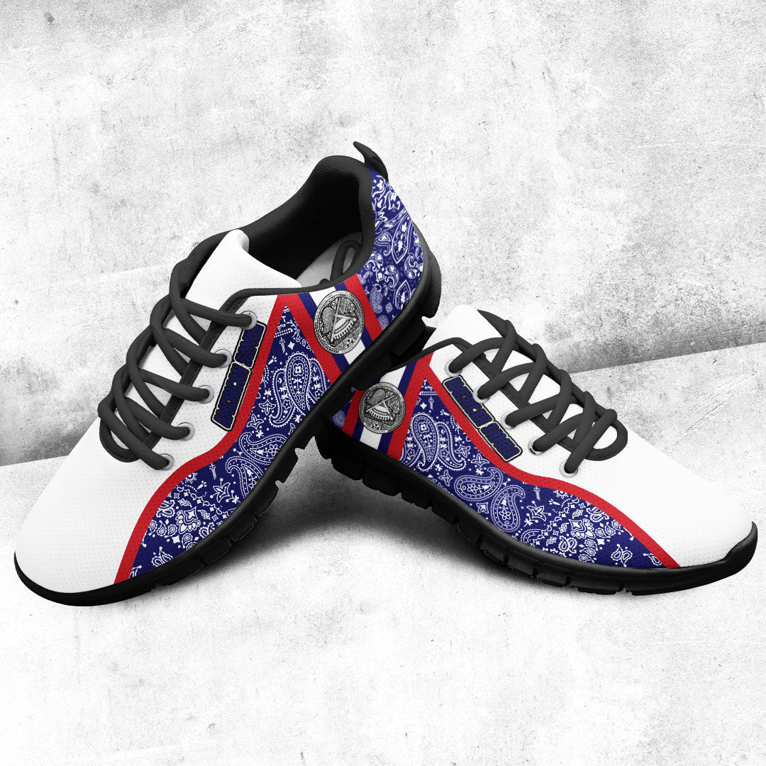 Shoes American Samoa Sneakers Paisley Bandana Special Style