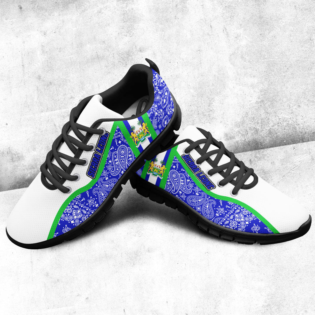 Shoes Sierra Leone Sneakers Paisley Bandana Special Style