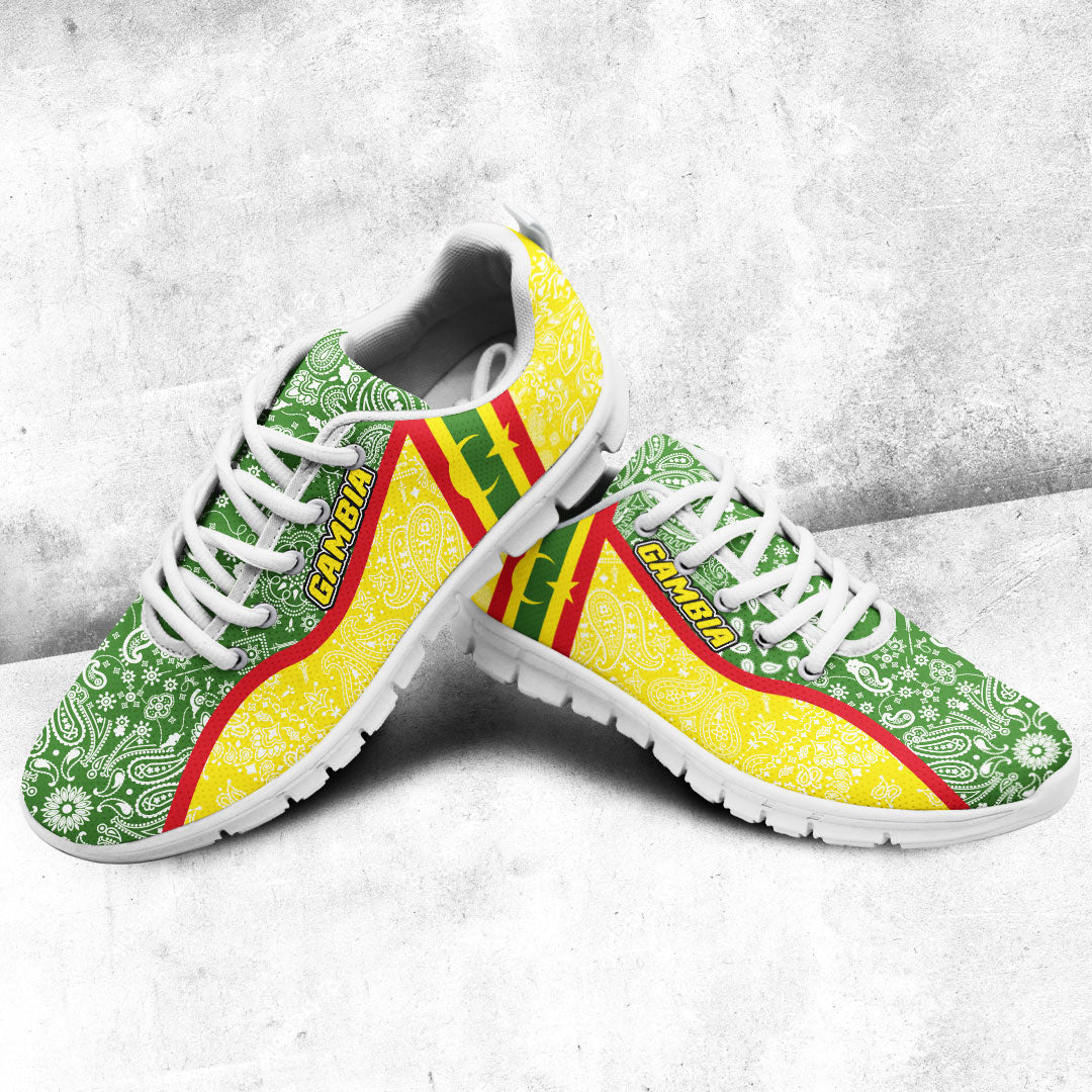 Shoes Gambia Yellow Version Sneakers Paisley Bandana Special Style