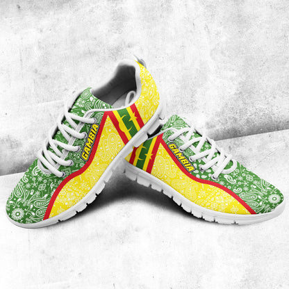 Shoes Gambia Yellow Version Sneakers Paisley Bandana Special Style
