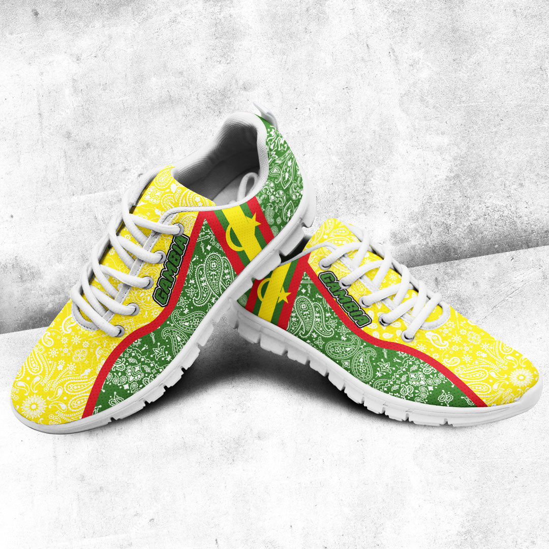 Shoes Gambia Green Version Sneakers Paisley Bandana Special Style