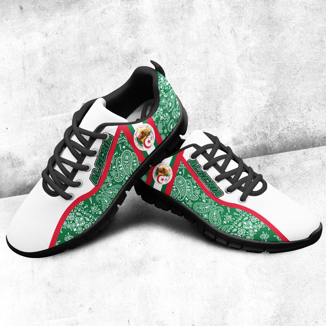 Shoes Algeria Green Version Sneakers Paisley Bandana Special Style