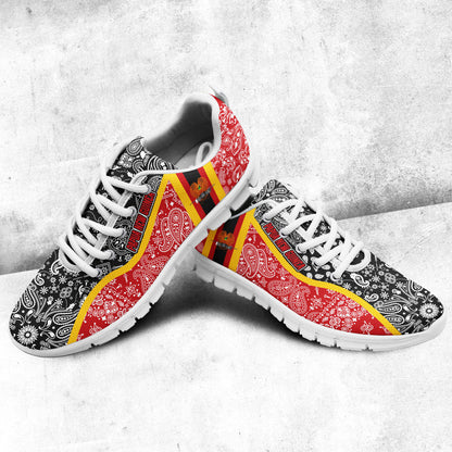 Shoes Papua New Guinea Sneakers Paisley Bandana Special Style