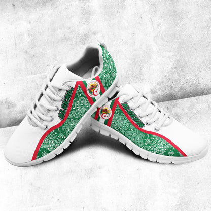 Shoes Algeria Green Version Sneakers Paisley Bandana Special Style