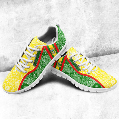 Shoes Zimbabwe Green Version Sneakers Paisley Bandana Special Style