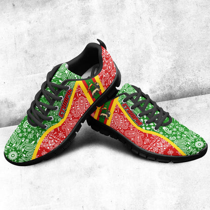 Shoes Ethiopia Red Version Sneakers Paisley Bandana Special Style